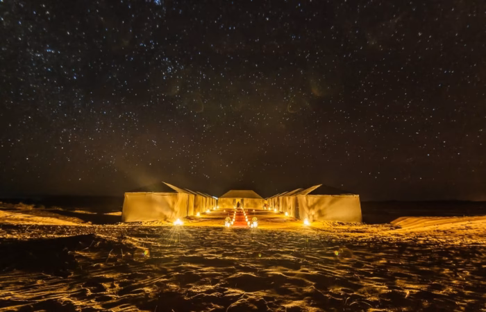 4 Days Desert Tour from Marrakech to the Sahara Desert and Back with Camel Trek and Luxury Camp