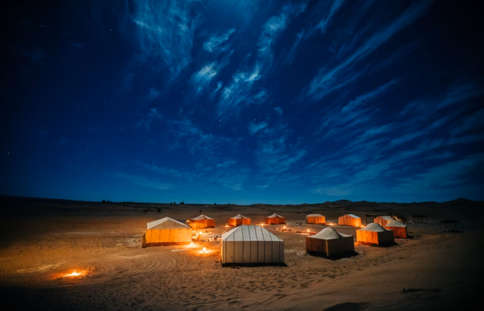 3-day Marrakech to Fes desert tour with camel trek across the Erg Chebbi dunes