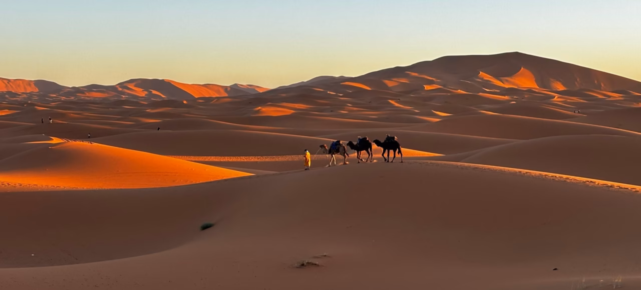 4-day Marrakech to Fes 4 Days Desert Tour from Marrakech to Fes. Camel Trek and Luxury Camp